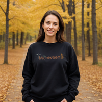 "Michiween"Relaxed Fit Classic Crew Unisex Sweatshirt