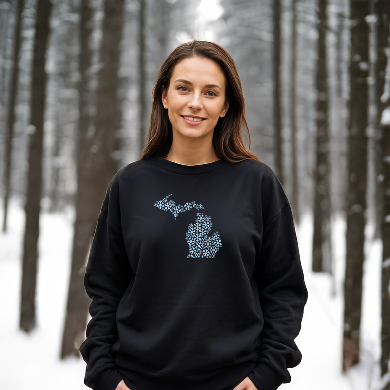 "Snow Place Like Home"Relaxed Fit Classic Crew Unisex Sweatshirt