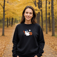 "Boo Ball"Relaxed Fit Classic Crew Unisex Sweatshirt