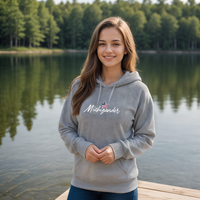"Flag Michigander"Relaxed Fit Classic Unisex Hoodie