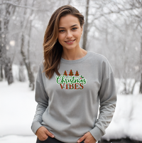 SALE "Christmas Vibes"Relaxed Fit Classic Crew Unisex Sweatshirt
