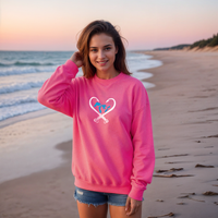 SALE "Great Lakes Hook"Relaxed Fit Classic Crew Unisex Sweatshirt