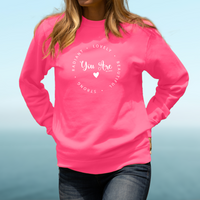 "You Are Loved"Relaxed Fit Classic Crew Sweatshirt