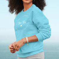 "You Are Loved"Relaxed Fit Classic Crew Sweatshirt