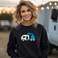"Michigan Camper"Relaxed Fit Classic Crew Unisex Sweatshirt