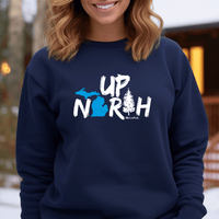"Up North Michigan Woods"Relaxed Fit Classic Crew Sweatshirt