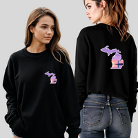 "Michigan Beacon"Relaxed Fit Classic Crew Unisex Sweatshirt