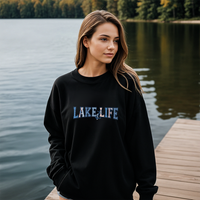 "American Lake Life"Relaxed Fit Bright Classic Crew Unisex Sweatshirt
