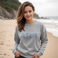 "American Lake Life"Relaxed Fit Bright Classic Crew Unisex Sweatshirt