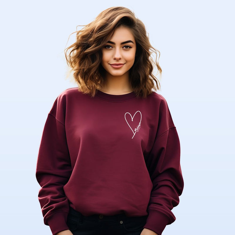 "Little Love"Relaxed Fit Classic Crew Unisex Sweatshirt