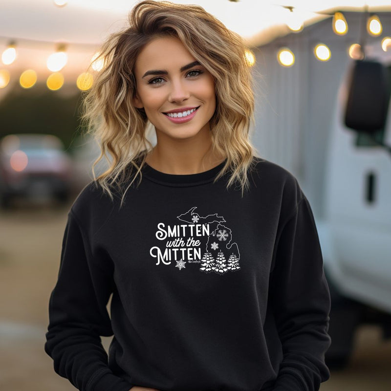 "Winter Smitten"Relaxed Fit Classic Crew Unisex Sweatshirt
