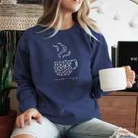"Warm &Cozy"Relaxed Fit Stonewashed Crew Sweatshirt