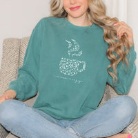 "Warm &Cozy"Relaxed Fit Stonewashed Crew Sweatshirt