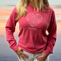 "Merry &Bright"Relaxed Fit Stonewashed Long Sleeve T-Shirt
