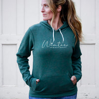 "Winter Majestic"Relaxed Fit Angel Fleece Hoodie