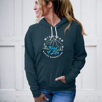 "Winter Kind Of Life"Relaxed Fit Angel Fleece Hoodie