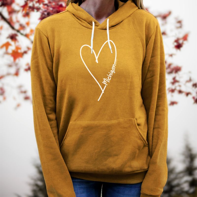 "Made With Love"Relaxed Fit Angel Fleece Hoodie CLEARANCE