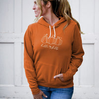 "Hello Pumpkin"Relaxed Fit Angel Fleece Hoodie