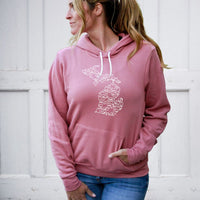"Spooky Night"Relaxed Fit Angel Fleece Hoodie