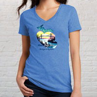 "Home Runs Deep"Women's V-Neck