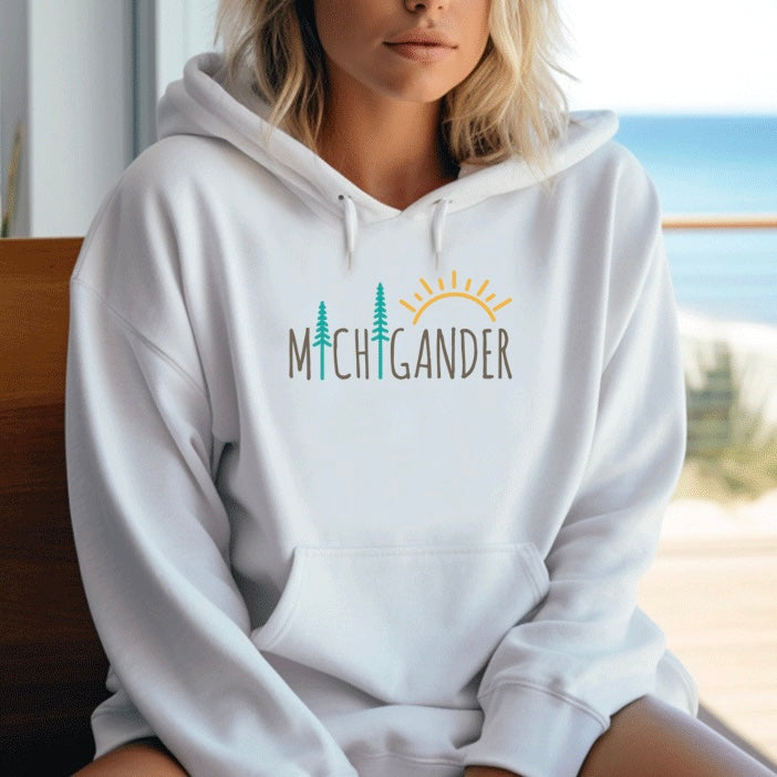 "NEW Michigander"Relaxed Fit Classic Hoodie