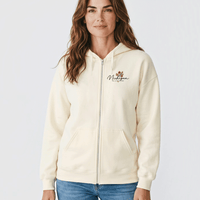 "MI Fall is Better Here"Basic Full Zip Unisex Hoodie
