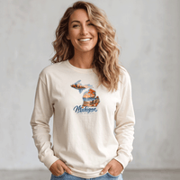 "Michigan Fall Livin The Dream"Relaxed Fit Long Sleeve Unisex T-Shirt