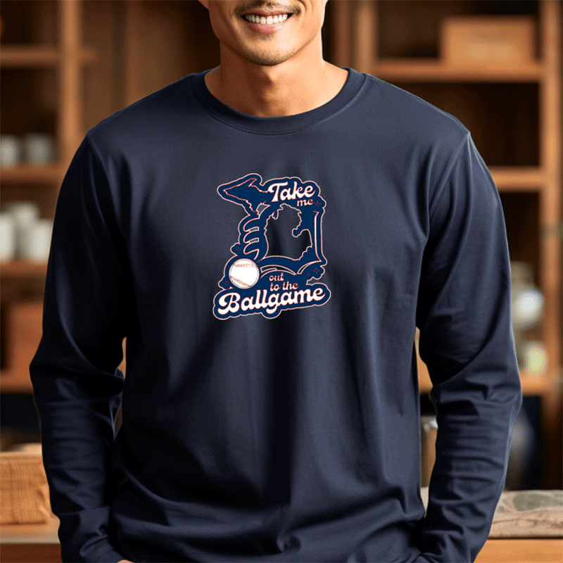 "Take Me Out To The Ball Game"Men's Long Sleeve T-Shirt