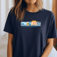 "Summer Michigander "Relaxed Fit Crew Unisex T-Shirt