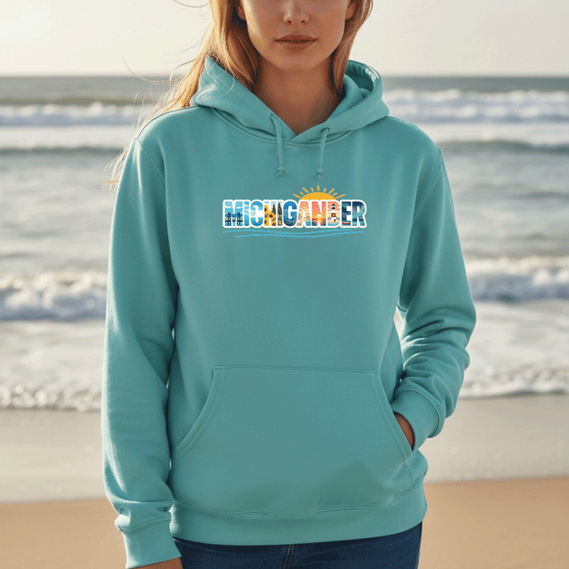 "Summer Michigander "Relaxed Fit Classic Unisex Hoodie