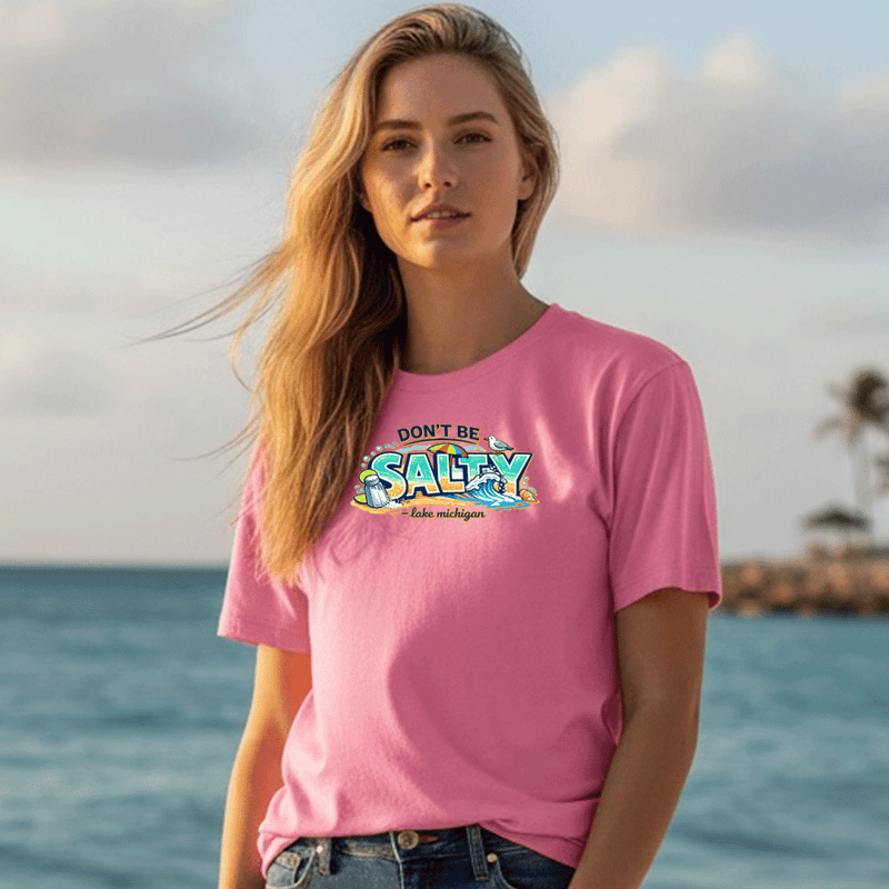 "Don't Be Salty"Relaxed Fit Crew Unisex T-Shirt