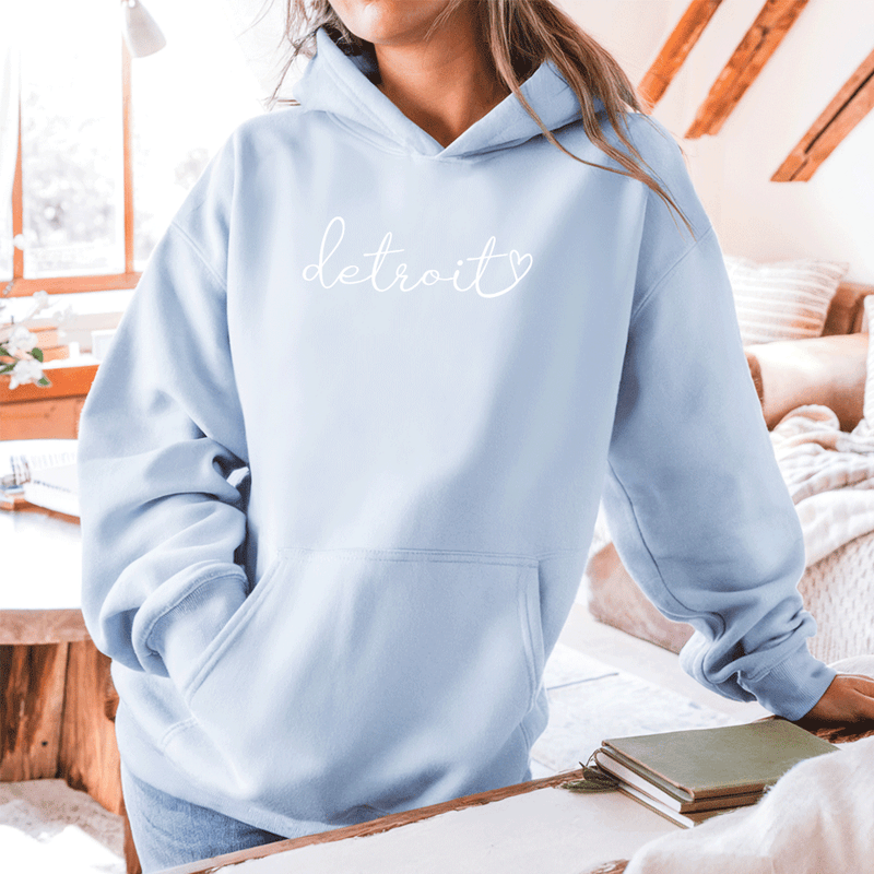 "Detroit Pride"Relaxed Fit Classic Unisex Hoodie