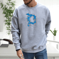 "Lions D"Men's Classic Crew Sweatshirt