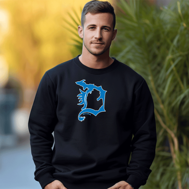 "Lions D"Men's Long Sleeve T-Shirt