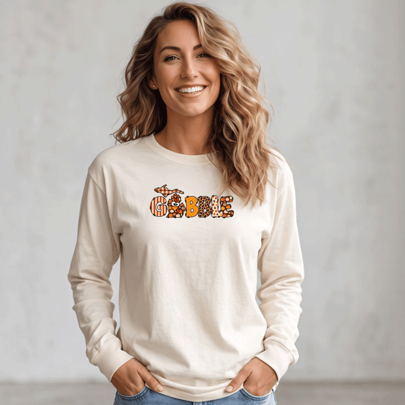 "Gobble Gobble"Relaxed Fit Long Sleeve Unisex T-Shirt