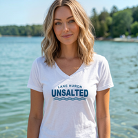 "Lake Huron Unsalted"Women's V-Neck