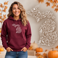 "Michigan Gobble"Relaxed Fit Classic Unisex Hoodie