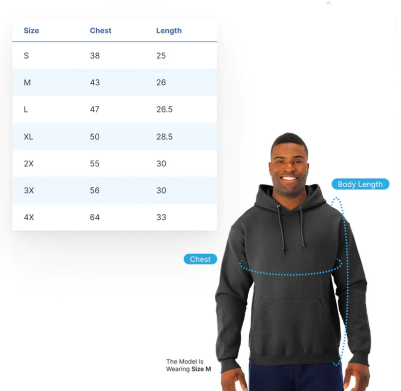 "Motor City Grit"Men's Classic Hoodie