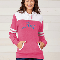 "Home Team"Ladies Varsity Fleece Pullover Hood