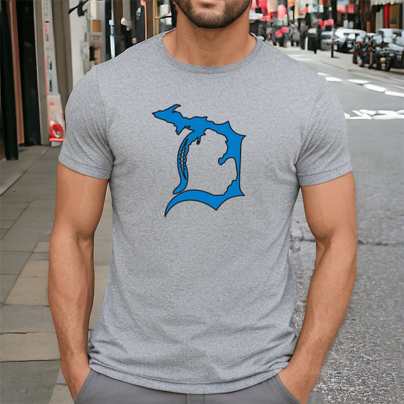 "Football In The D"Men's Crew T-Shirt