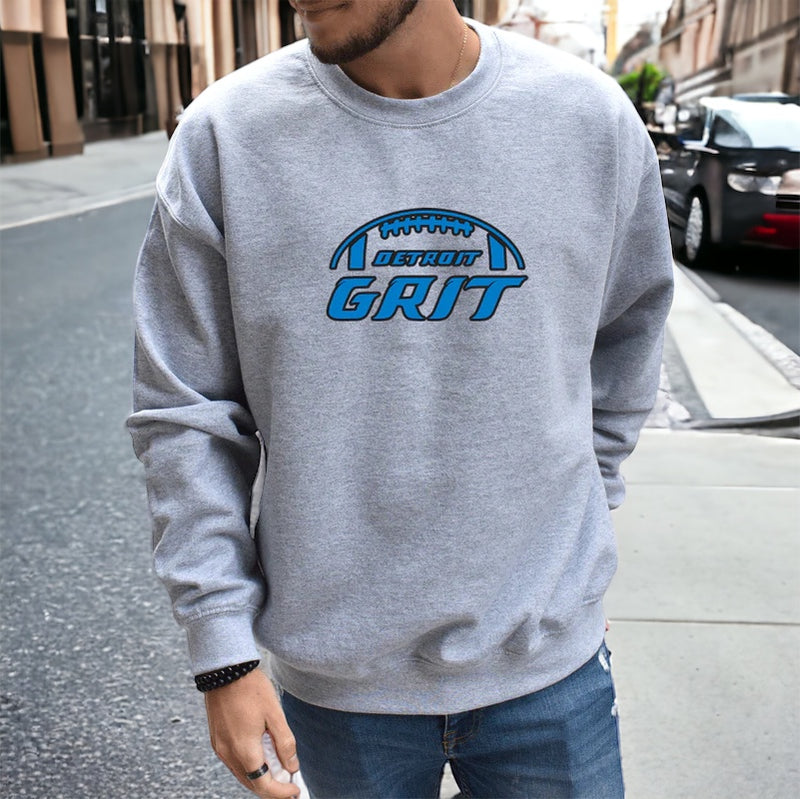 "Detroit Grit"Men's Classic Crew Sweatshirt