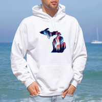 "4th of July Northern Lights"Men's Classic Hoodie