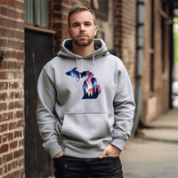 "4th of July Northern Lights"Men's Classic Hoodie