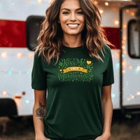"Kiss Me I'm a Michigander"Relaxed Fit Crew Unisex T-Shirt