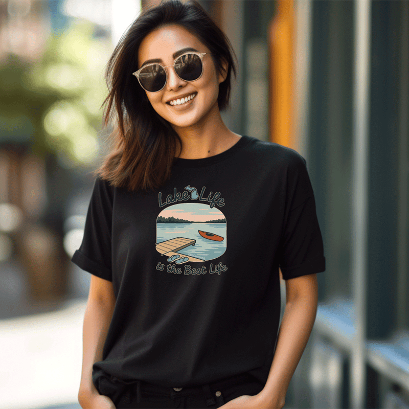 "The Best Life"Relaxed Fit Crew Unisex T-Shirt