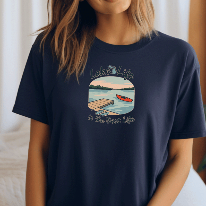 "The Best Life"Relaxed Fit Crew Unisex T-Shirt