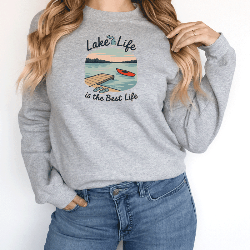 "The Best Life"Relaxed Fit Long Sleeve Unisex T-Shirt
