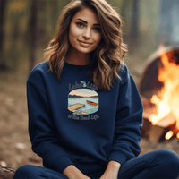 "The Best Life"Relaxed Fit Classic Crew Unisex Sweatshirt