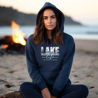 "Lake Life Unsalted"Relaxed Fit Classic Unisex Hoodie