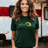 "Lucky Michigander"Relaxed Fit Crew Unisex T-Shirt